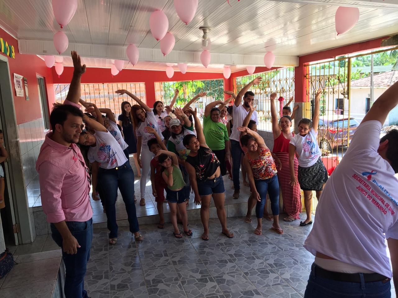 Junco do Maranhão mobilizado na Campanha Outubro Rosa