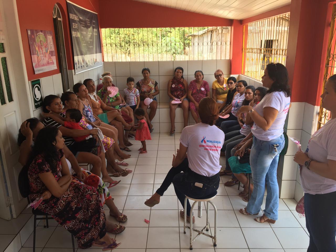 Junco do Maranhão mobilizado na Campanha Outubro Rosa