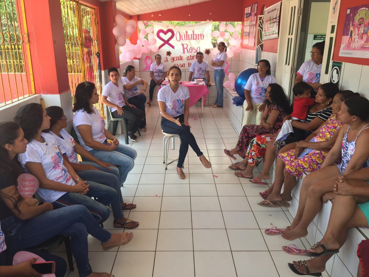 Junco do Maranhão mobilizado na Campanha Outubro Rosa