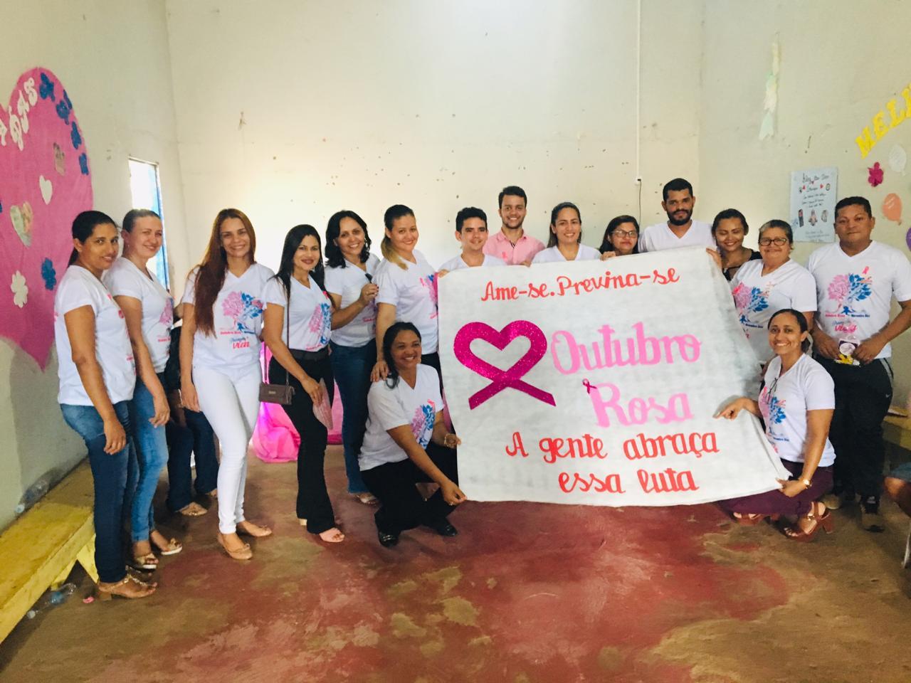 Junco do Maranhão mobilizado na Campanha Outubro Rosa