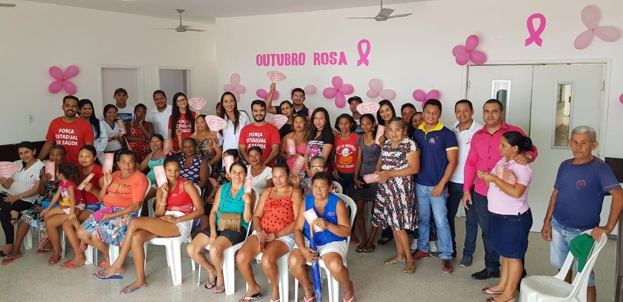 Campanha Outubro Rosa é foco de ações da SEMUS de Amapá do Maranhão