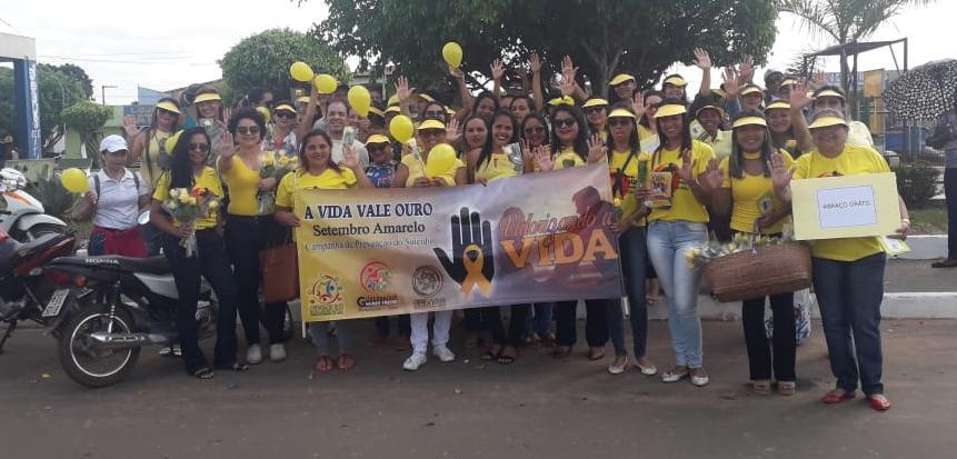 Campanha Setembro Amarelo encerrou com uma blitz informativa