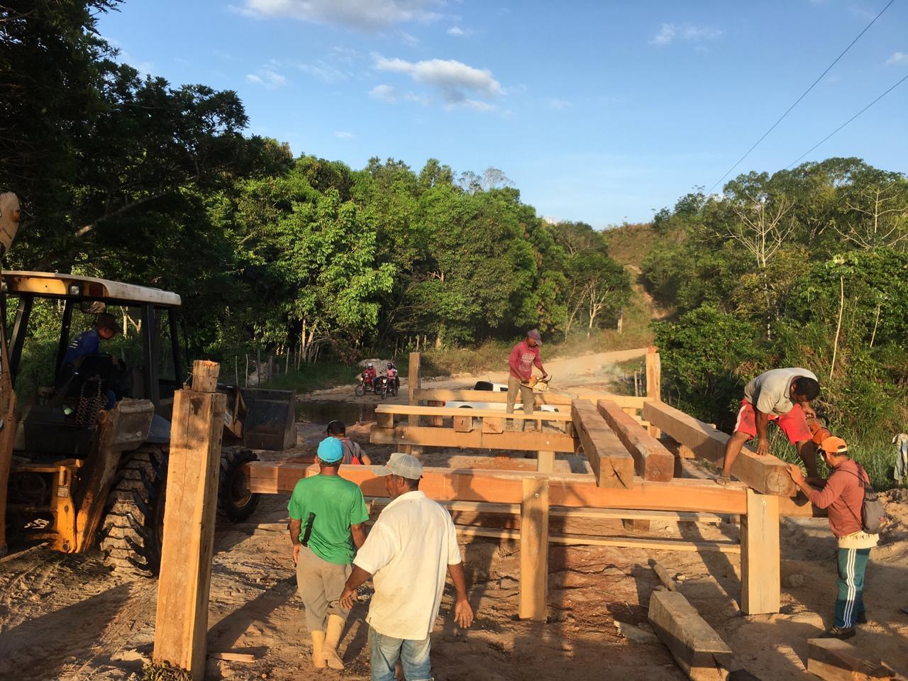 Zona Rural valorizada; mais uma ponte em construção