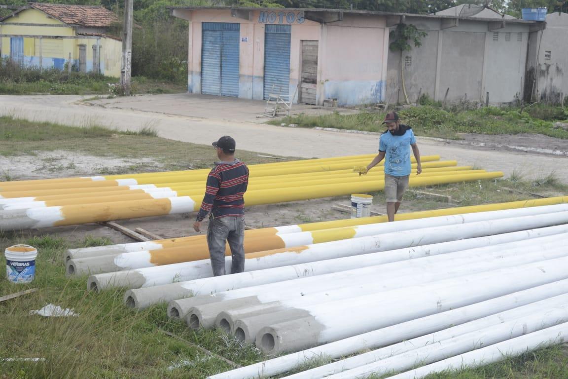 Boa Vista do Gurupi ganha de presente de aniversário o início do novo sistema de iluminação pública