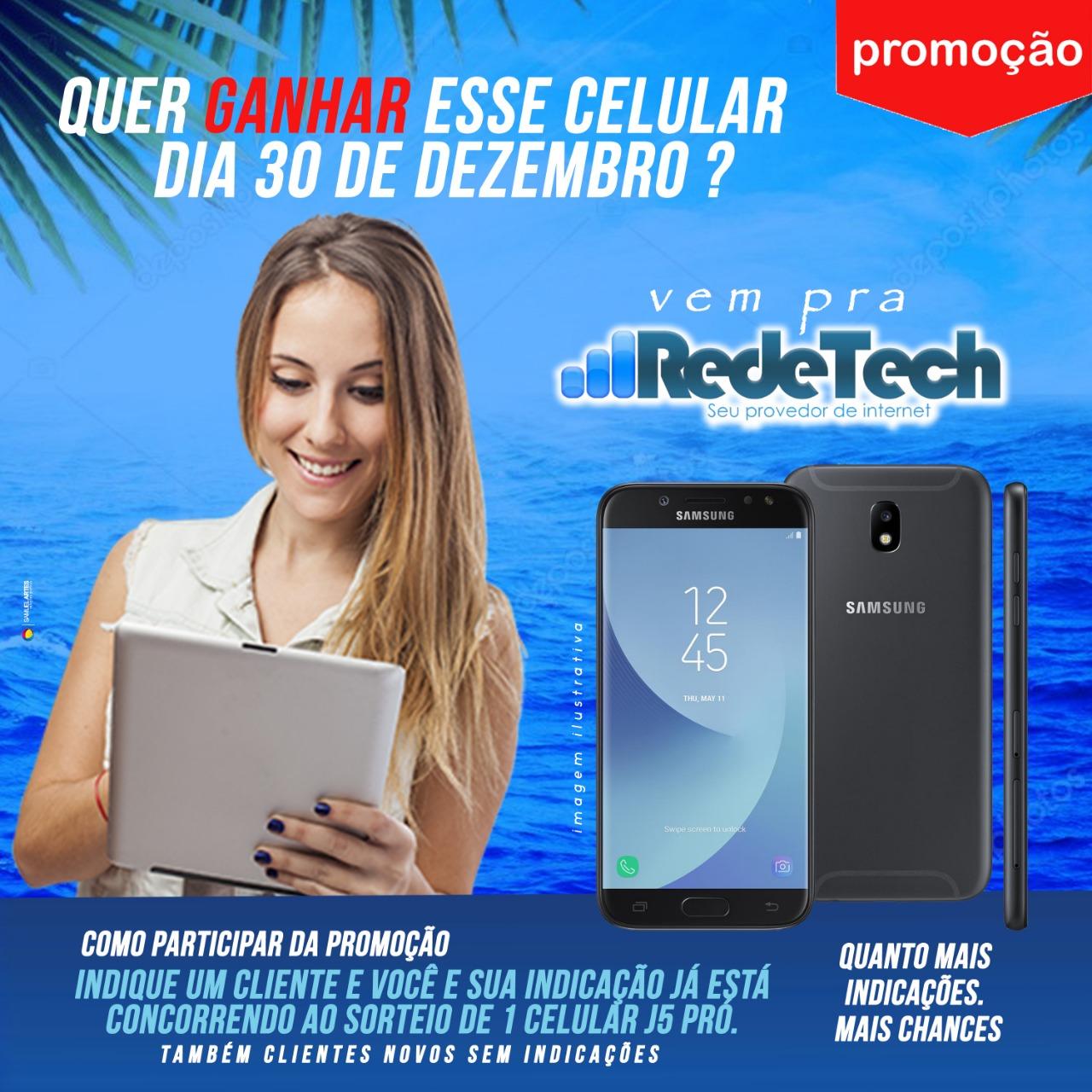 REDETECH: Ganhe um celular fácil!