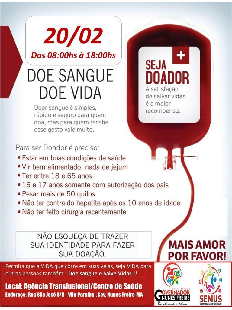 Doe sangue, doe vida