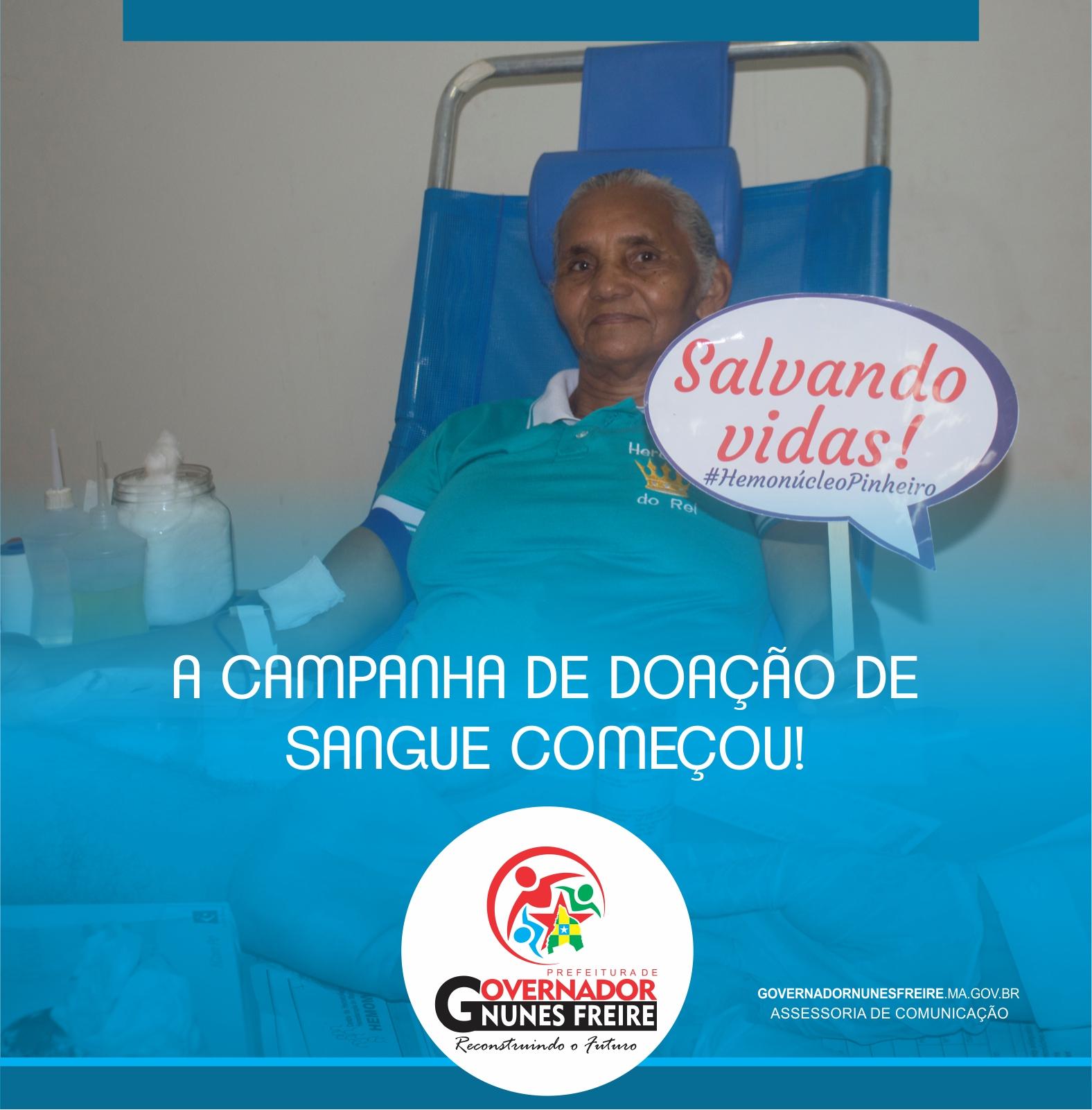 Doe sangue e ajude a salvar muitas vidas