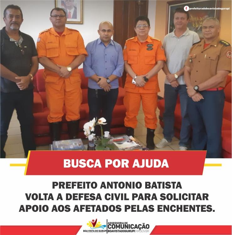 Antonio Batista não descansa e vai buscar ajuda aos afetados pelas enchentes