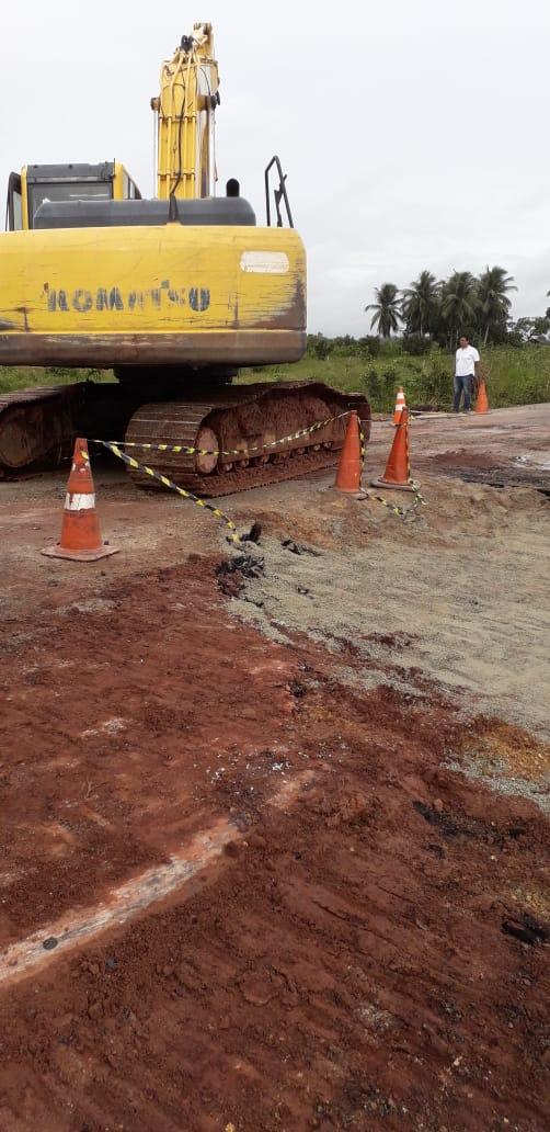 DNIT começa a recuperar trecho danificado da BR-316 próximo a Boa Vista do Gurupi