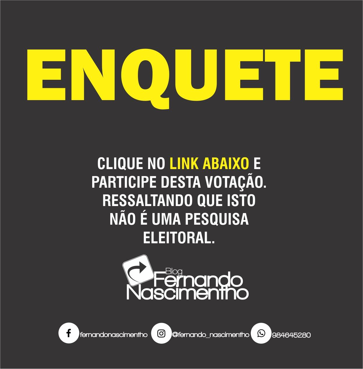 Participe da nossa enquete