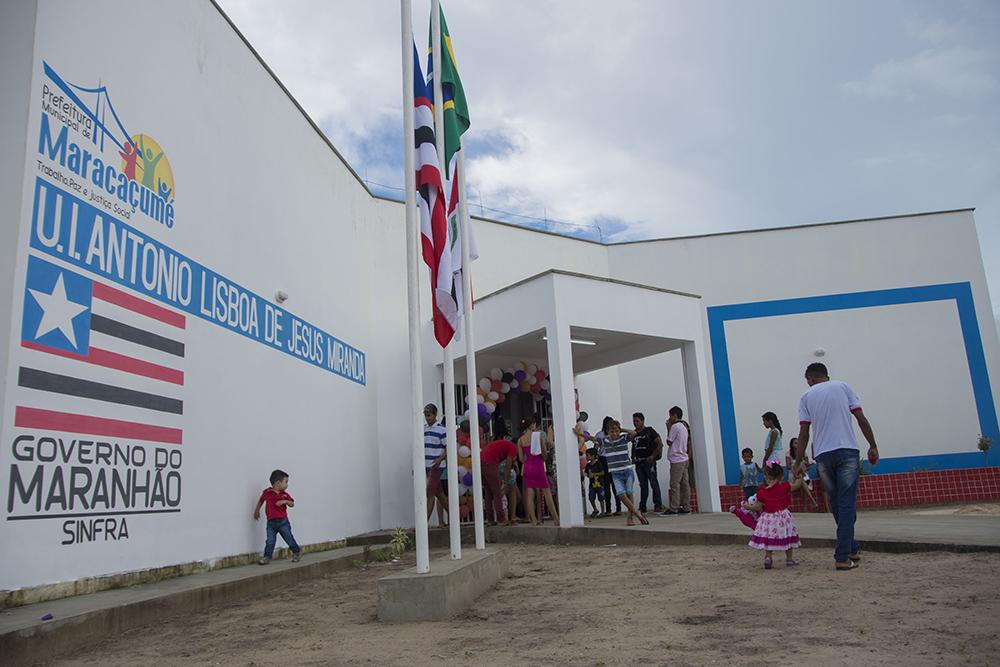 Escola e ginásio são inaugurados em Maracaçumé