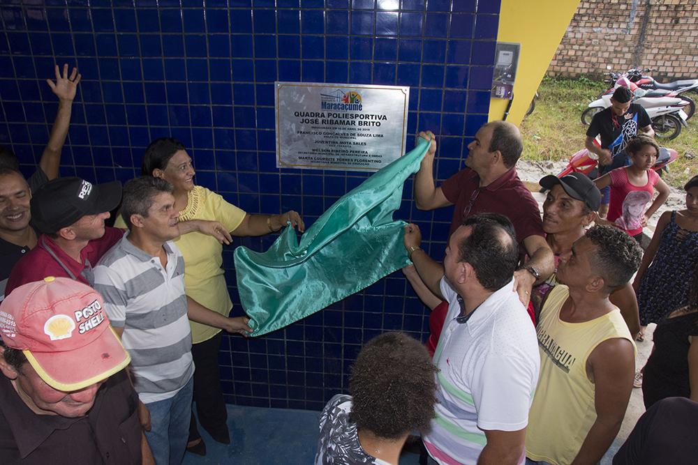 Escola e ginásio são inaugurados em Maracaçumé