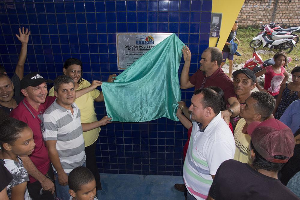 Escola e ginásio são inaugurados em Maracaçumé