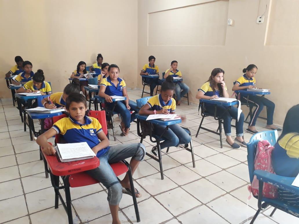 Alunos maracaçumeenses participam de simulado do Mais Ideb