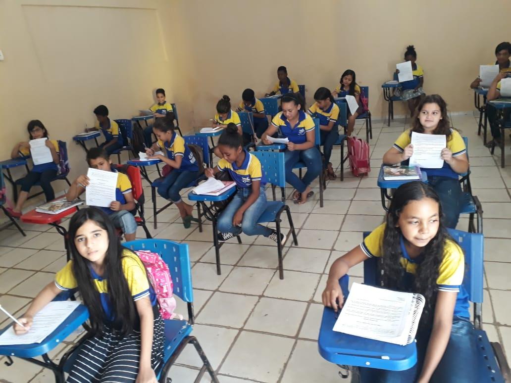 Alunos maracaçumeenses participam de simulado do Mais Ideb