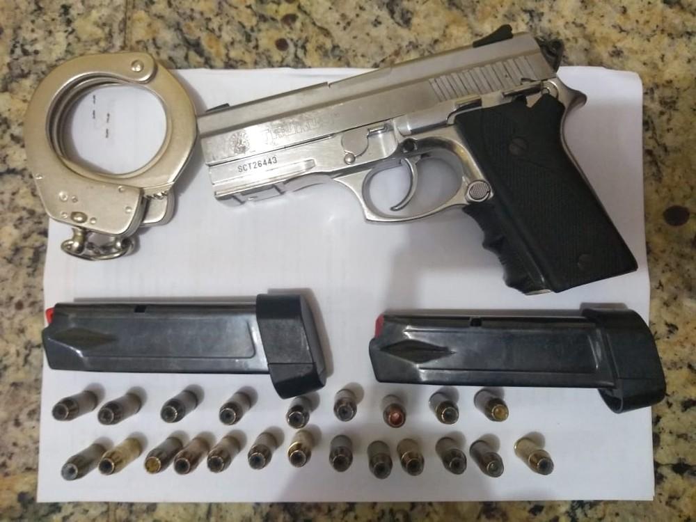 PRF prende dois homens com pistola de uso restrito na BR-316 no MA