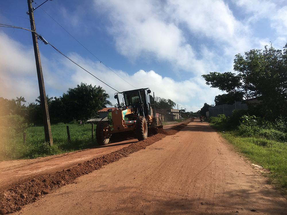 Ruas no foco da prefeitura de Maracaçumé