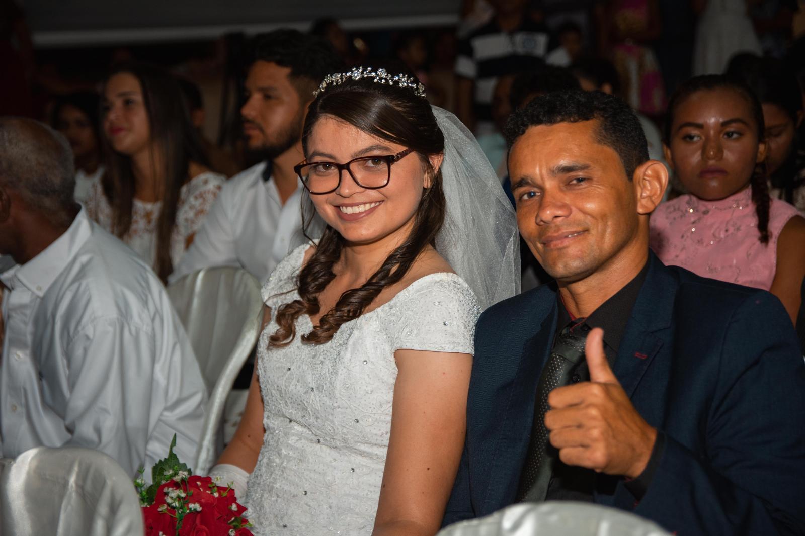 79 casais oficializaram sua união no Casamento Comunitário em Governador Nunes Freire