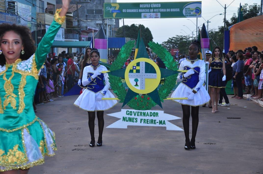 Comemoração da Independência do Brasil marca a sexta-feira em Governador Nunes Freire