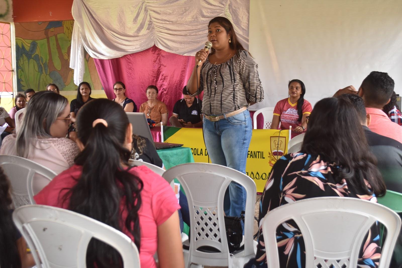 1ª Conferência Avaliativa de ações formativas pelo fortalecimento do Pacto pela Aprendizagem realizada em Junco do Maranhão