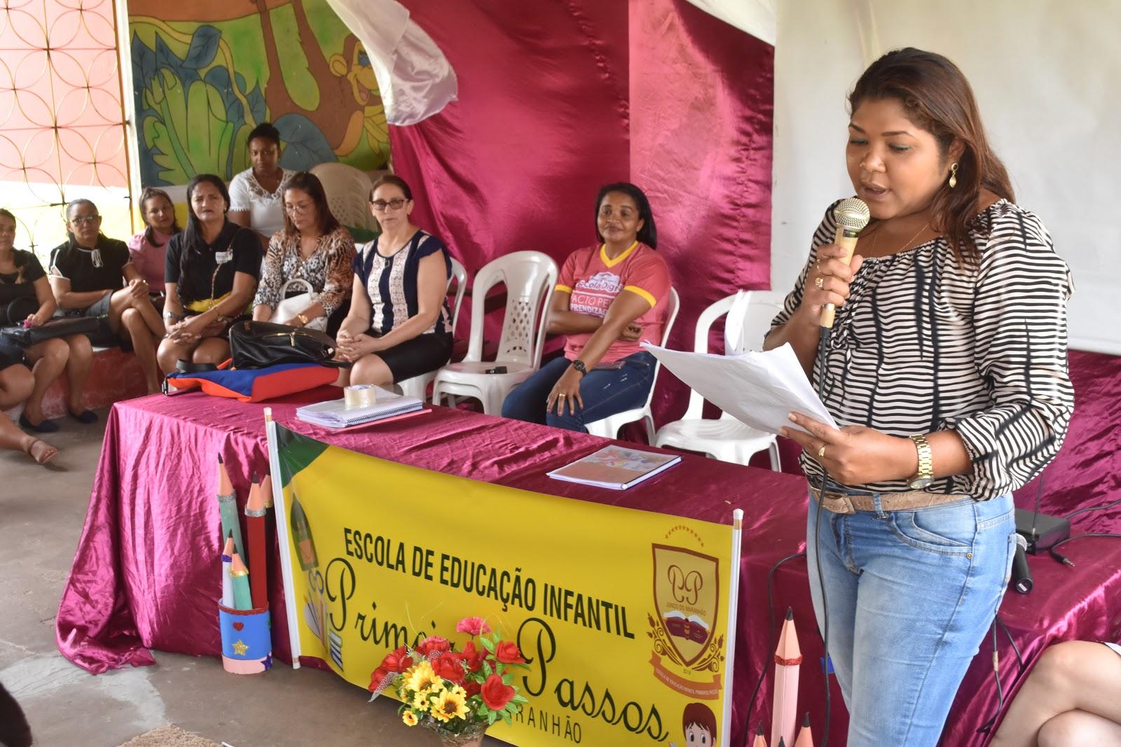 1ª Conferência Avaliativa de ações formativas pelo fortalecimento do Pacto pela Aprendizagem realizada em Junco do Maranhão