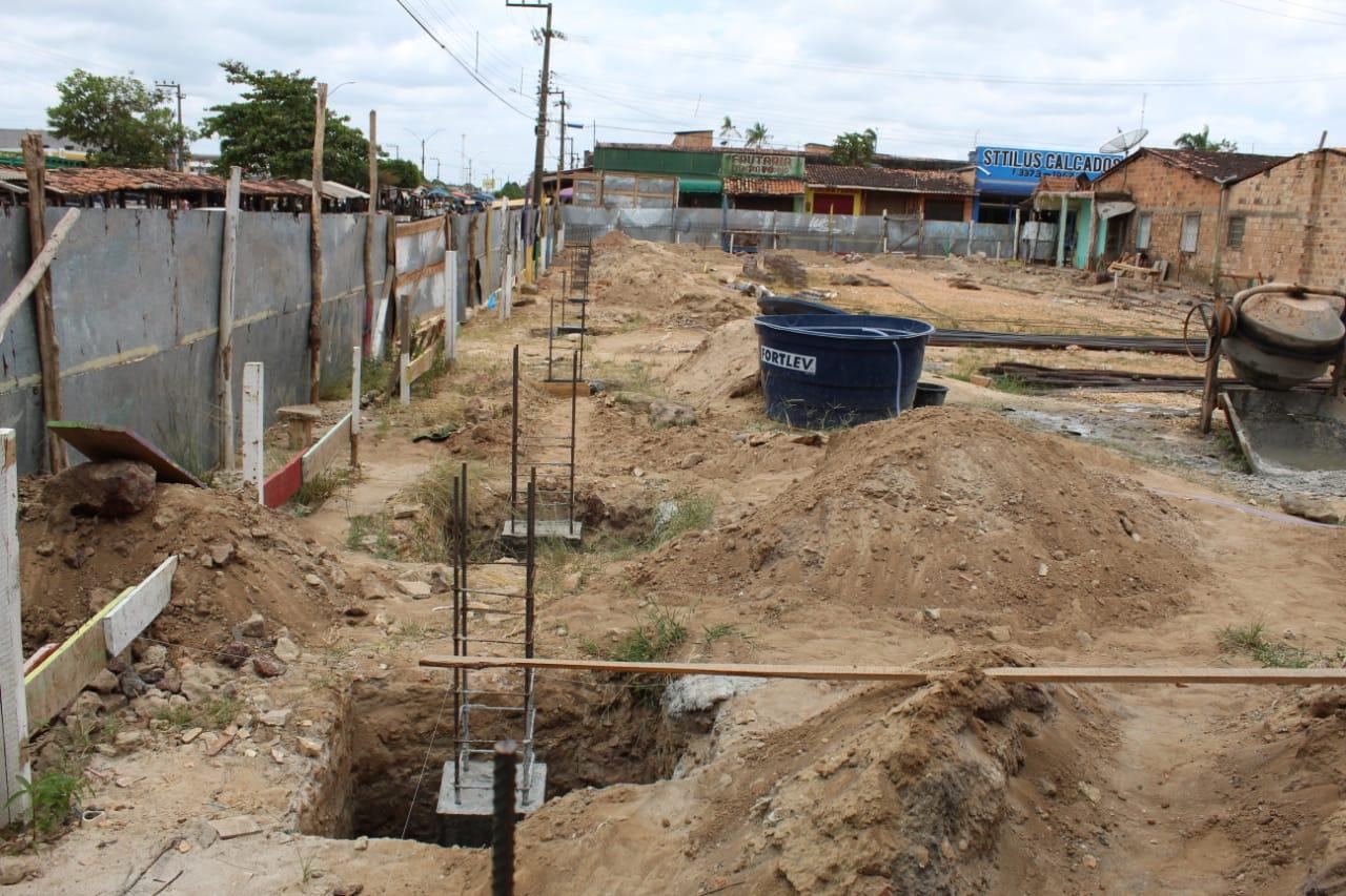 Construção do novo mercado é uma realidade e mais uma conquista para os maracaçumeenses