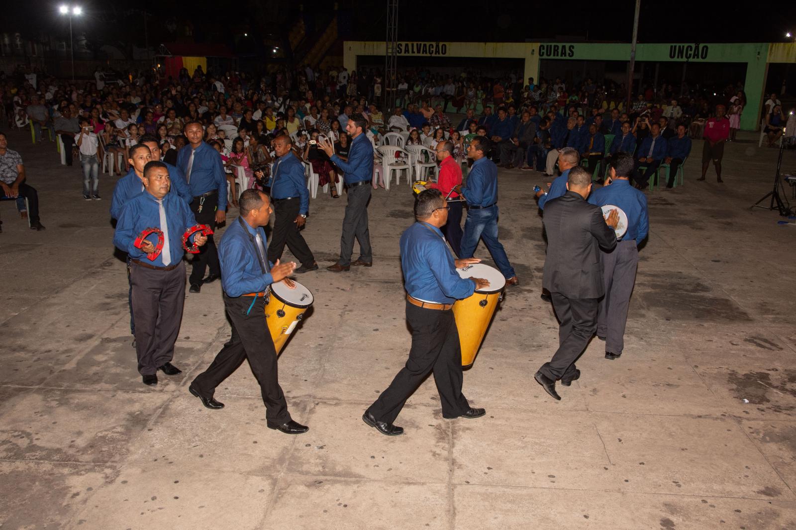 Ney Passinho prestigiou a última noite do Celebrai em Centro Novo do Maranhão