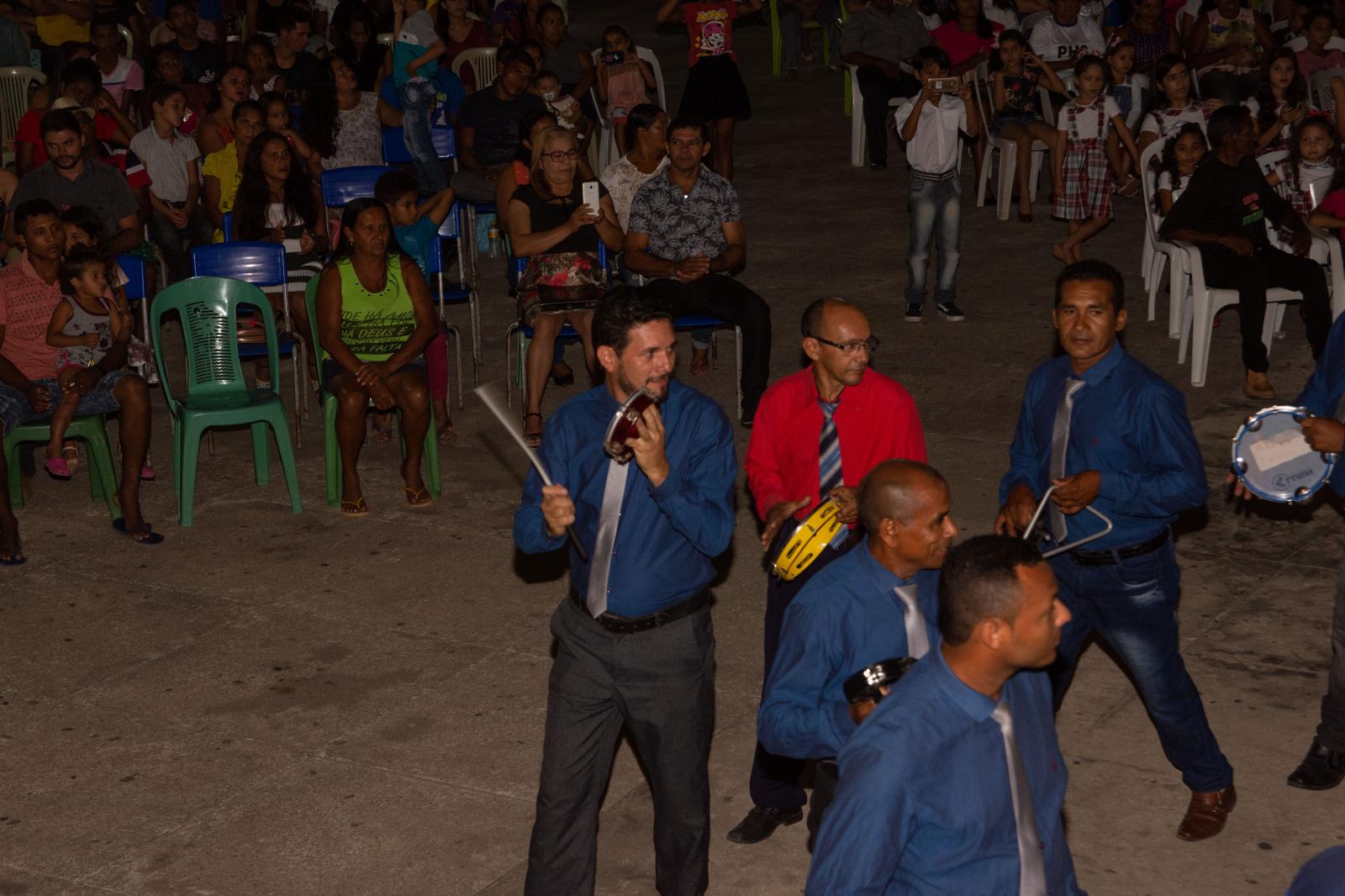 Ney Passinho prestigiou a última noite do Celebrai em Centro Novo do Maranhão