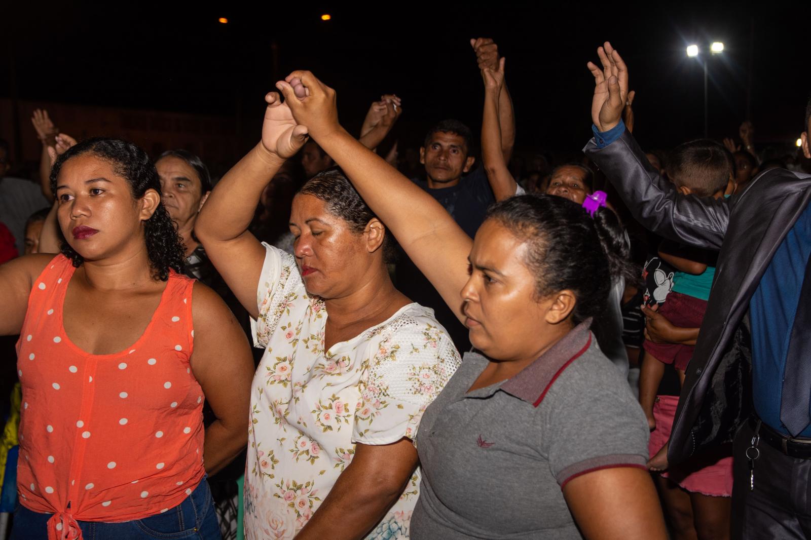 Ney Passinho prestigiou a última noite do Celebrai em Centro Novo do Maranhão