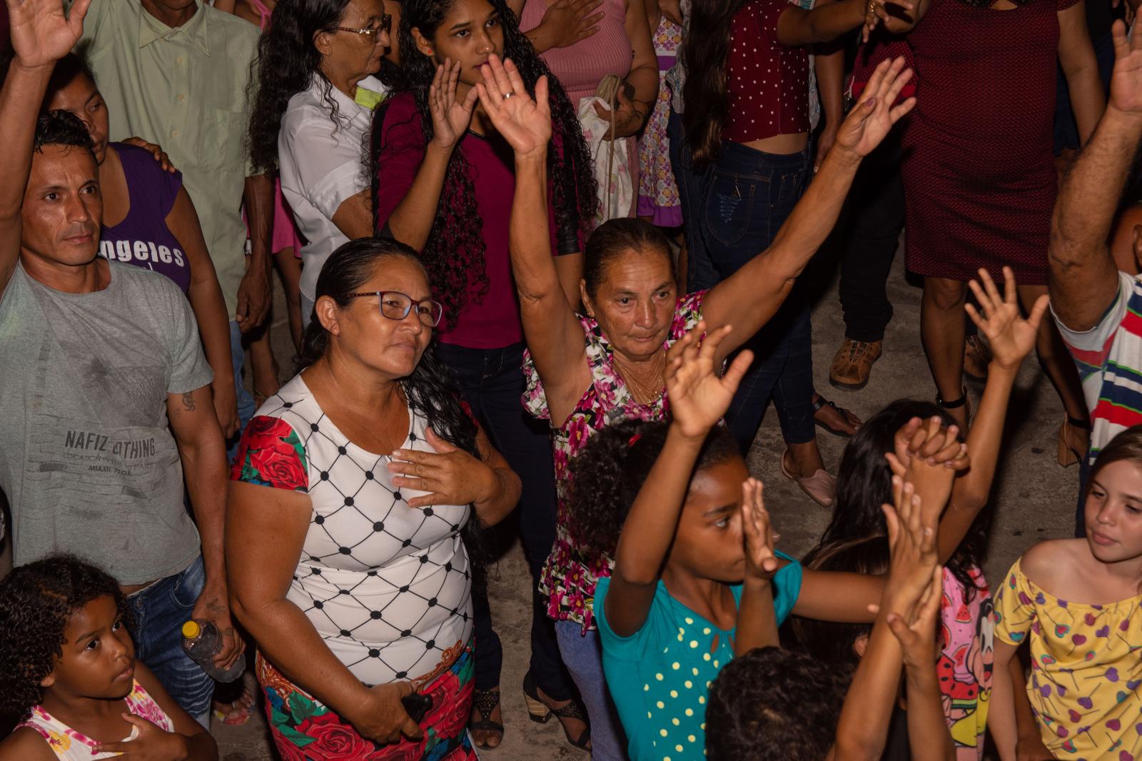 Ney Passinho prestigiou a última noite do Celebrai em Centro Novo do Maranhão