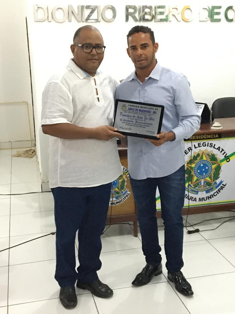 Câmara de Vereadores de Junco do Maranhão realiza entrega de títulos cidadãos juncoenses