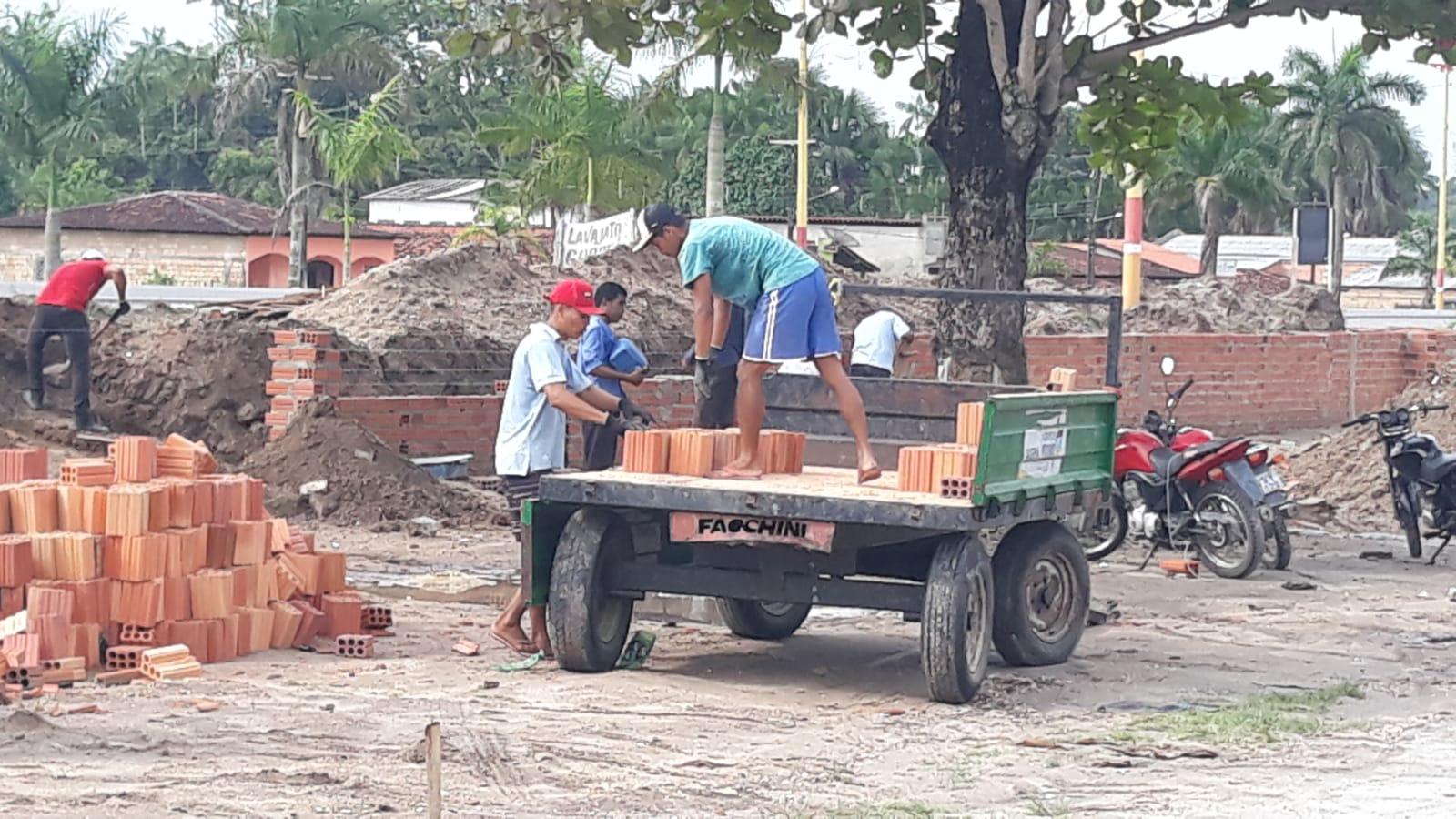 Início de Ano com obra a todo vapor