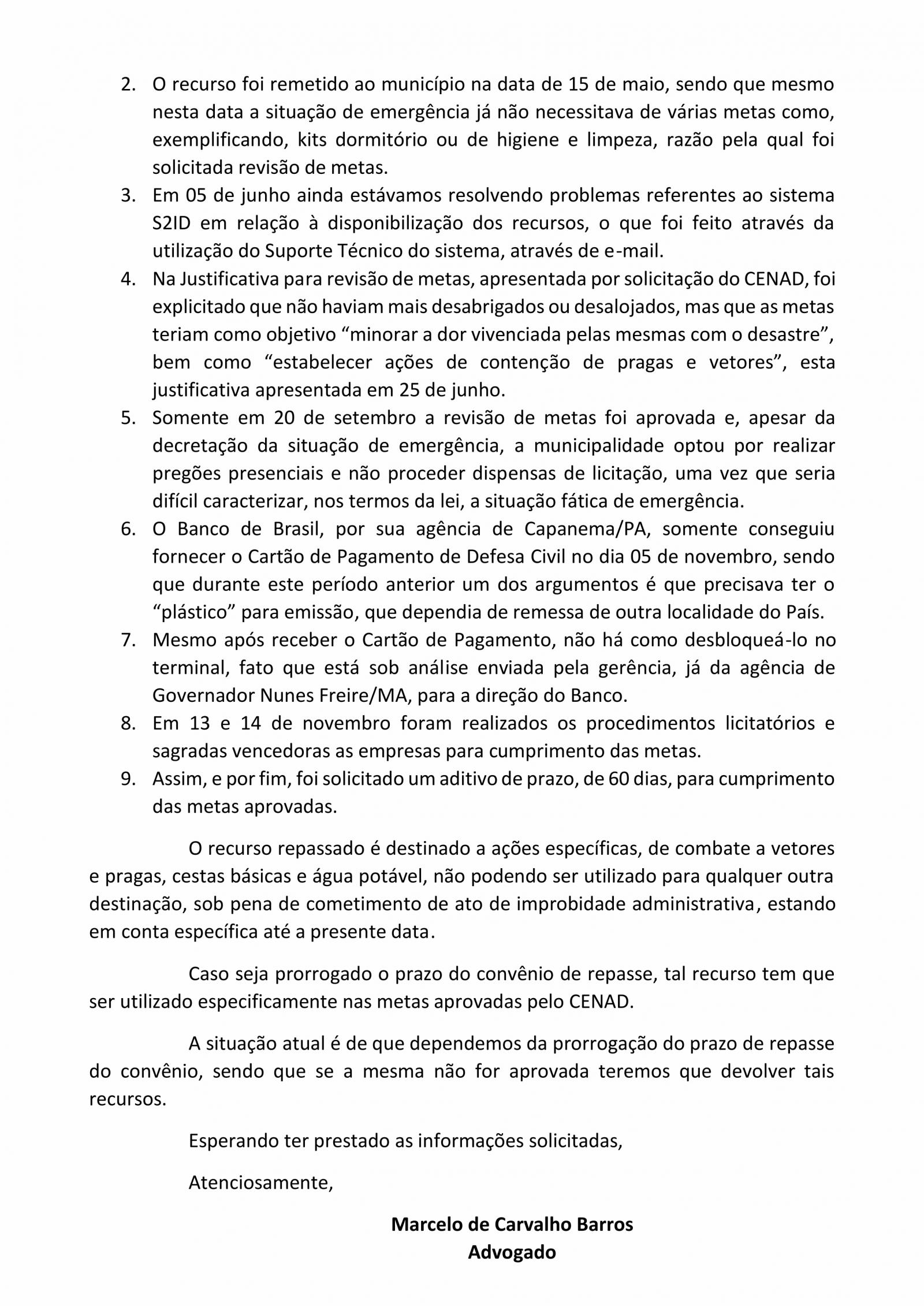 Prefeitura de Boa Vista do Gurupi explica sobre repasse da União para ações direcionadas aos desabrigados pela enchente