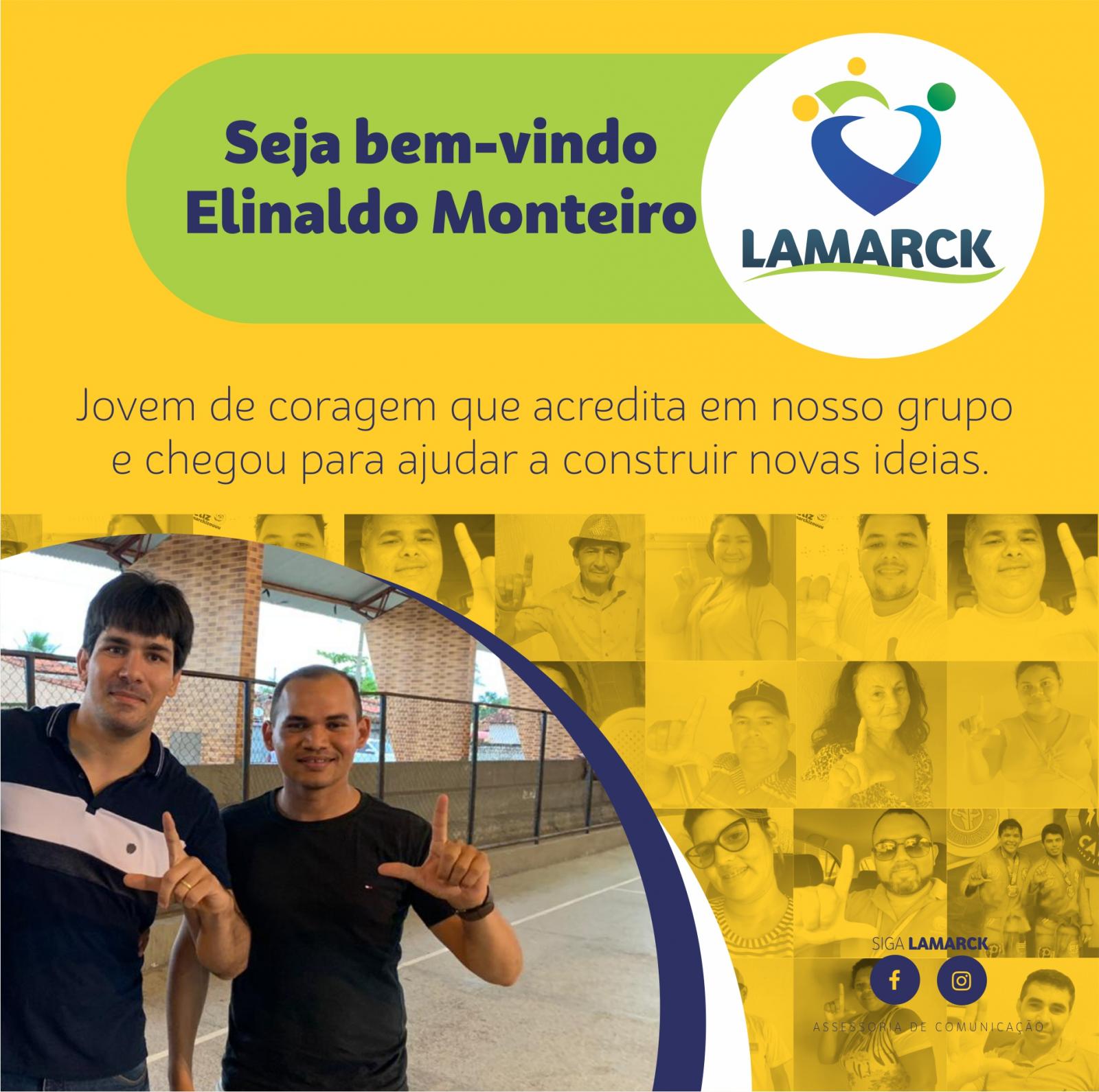 Agora o grupo de oposição vai começar a desmoronar: Pré-candidato a vereador Elinaldo Monteiro confirma apoio a Lamarck