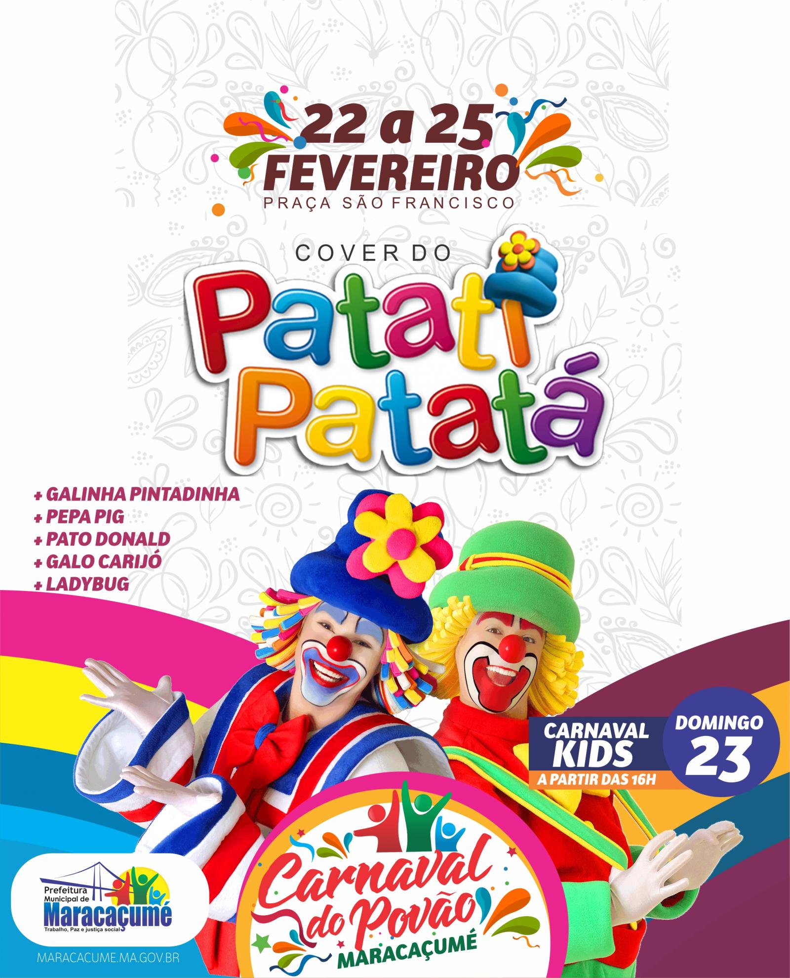 Carnaval Kids para animação da criançada