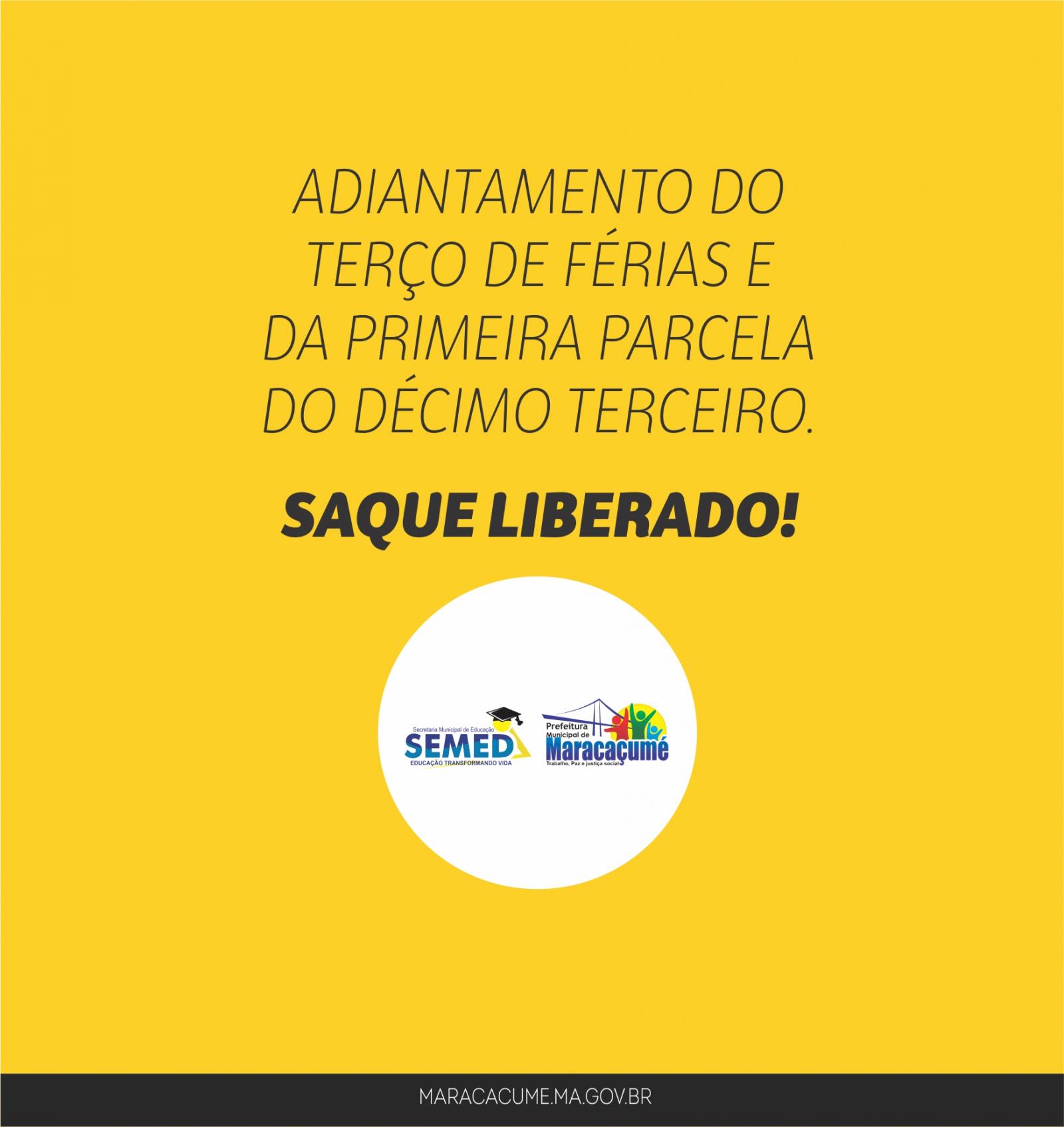 Professores de Maracaçumé amanheceram com dinheiro nas contas: Chico Velho adiantou o terço de férias e primeira parcela do décimo terceiro