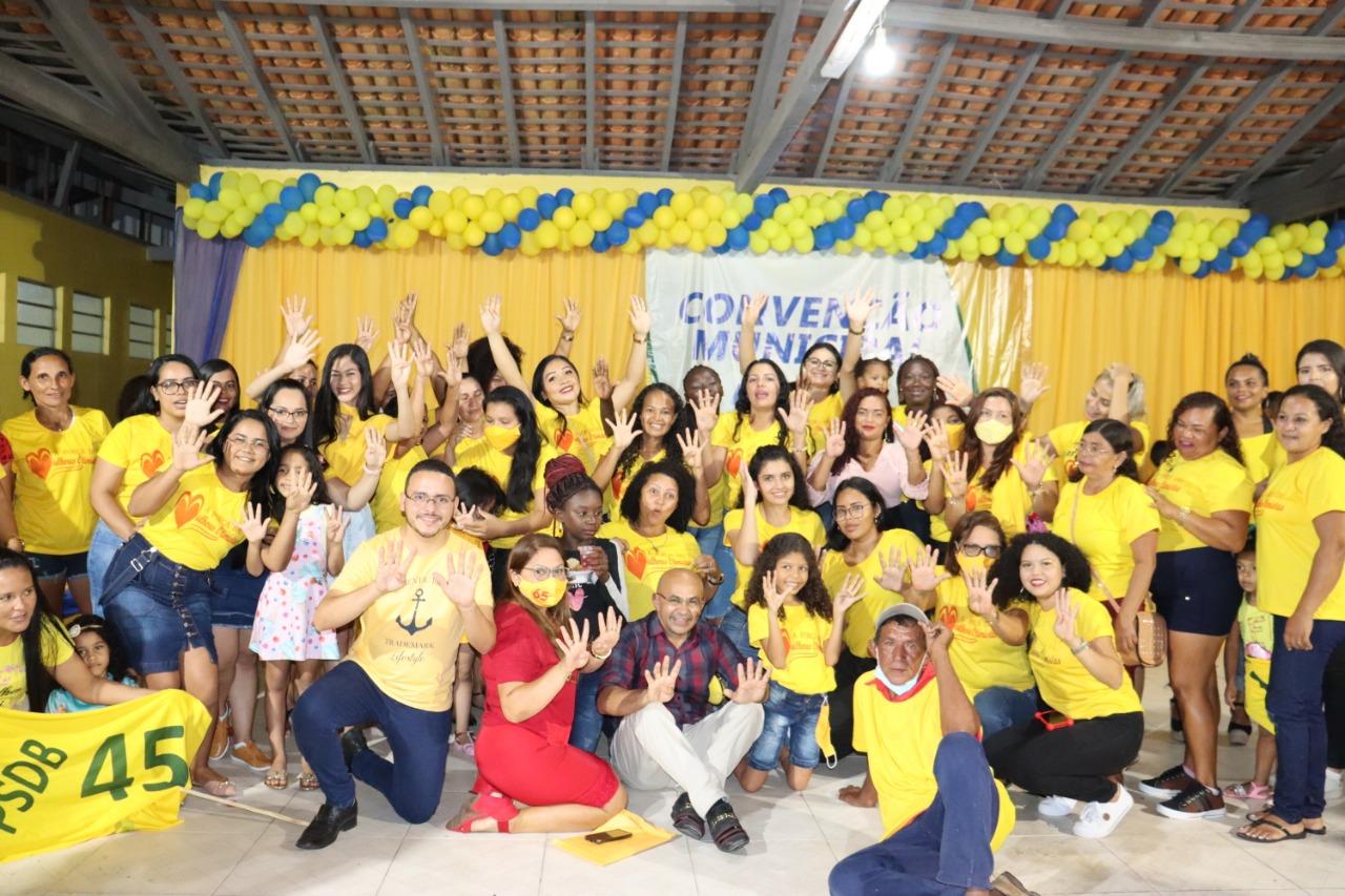 Convenção do PSDB e partidos aliados homologa candidatura de Antonio Batista e Adielzinho