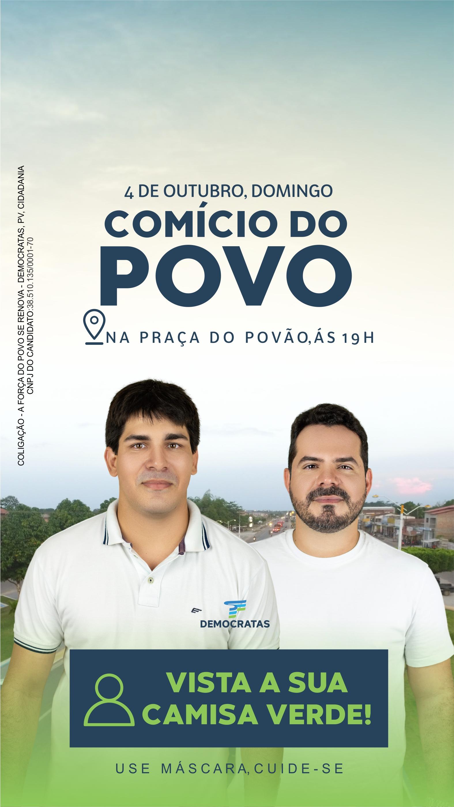 Candidato a prefeito Lamarck realizará seu primeiro comício neste domingo, 4