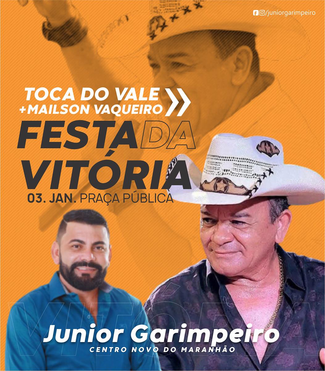 Após percorrer ministérios em busca de recursos, Junior Garimpeiro vai promover festa da vitória com show do cantor Toca do Vale