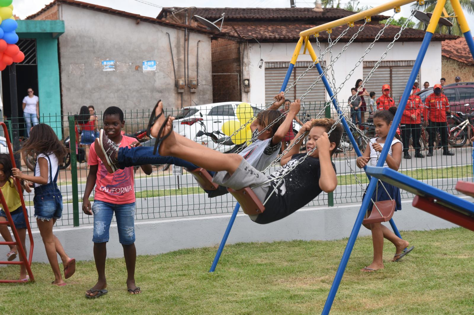 Praça da Família foi inaugurada em Governador Nunes Freire