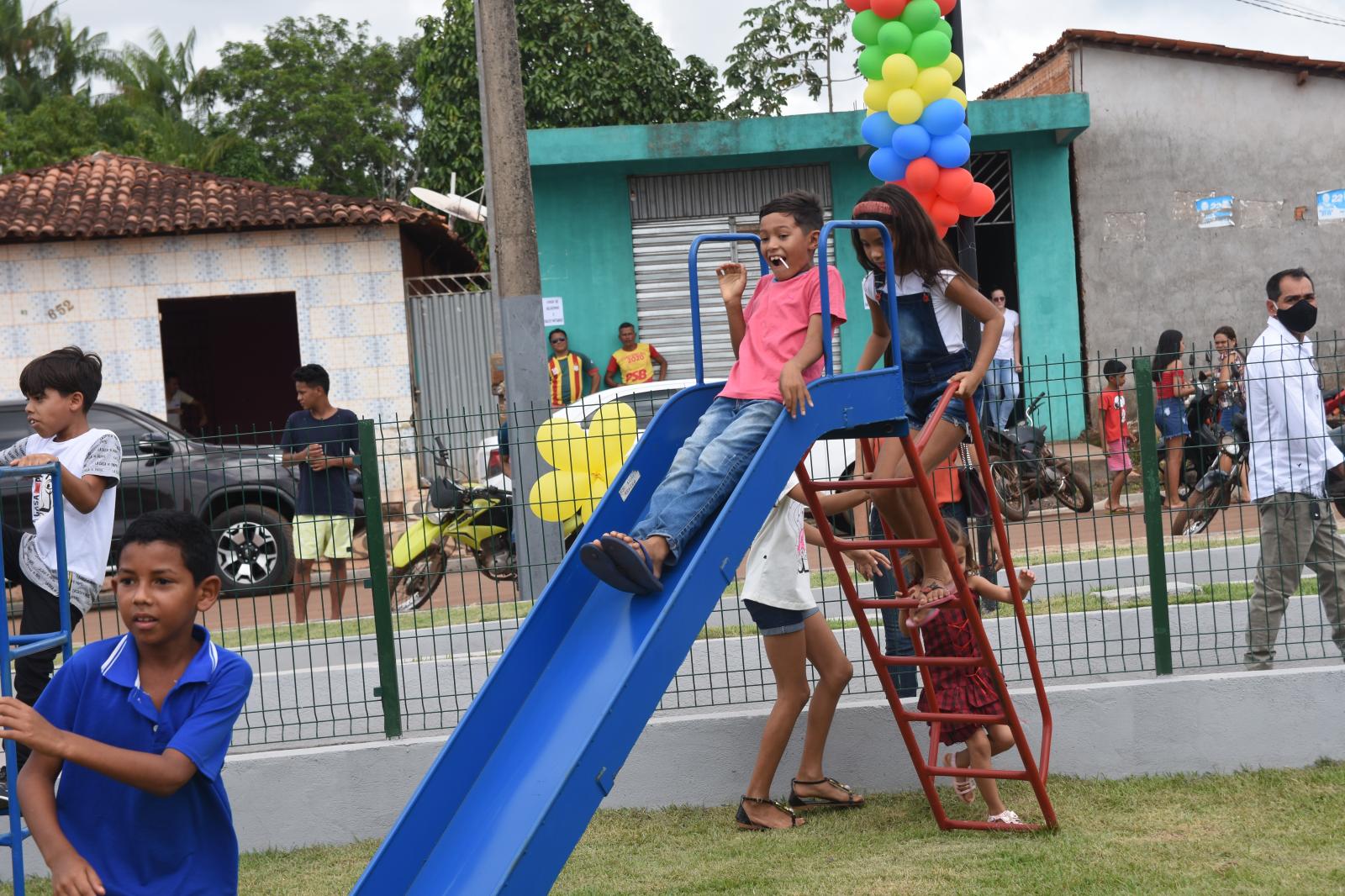 Praça da Família foi inaugurada em Governador Nunes Freire