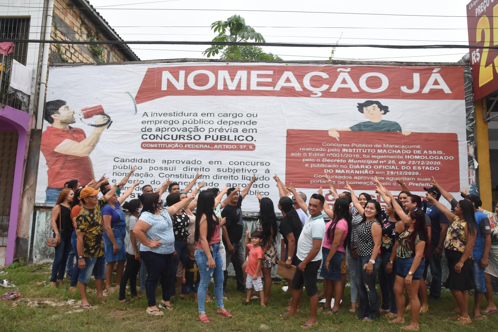 Aprovados no Concurso Público de Maracaçumé iniciam Campanha Nomeação Já