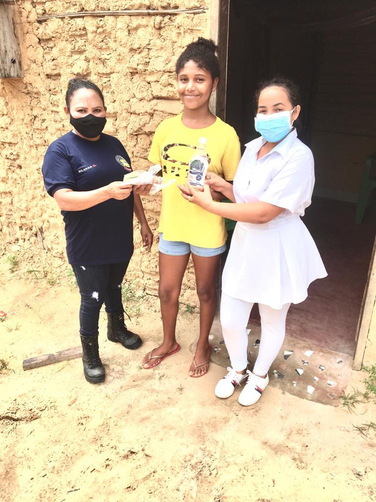 Prefeitura de Junco do Maranhão distribui kit de proteção contra a Covid-19 a moradores do Povoado Vilela