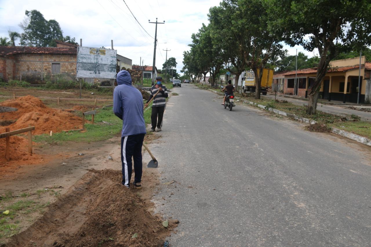 Prefeitura de Centro Novo realiza poda de árvores e limpeza da Avenida Ayrton Senna