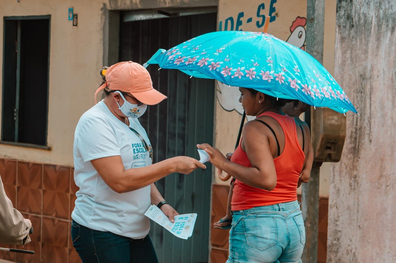 Busca Ativa Escolar foi realizada no Povoado Chega Tudo