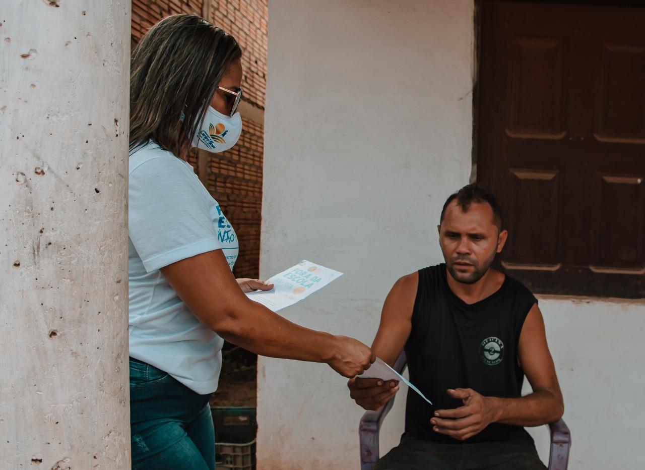 Busca Ativa Escolar foi realizada no Povoado Chega Tudo