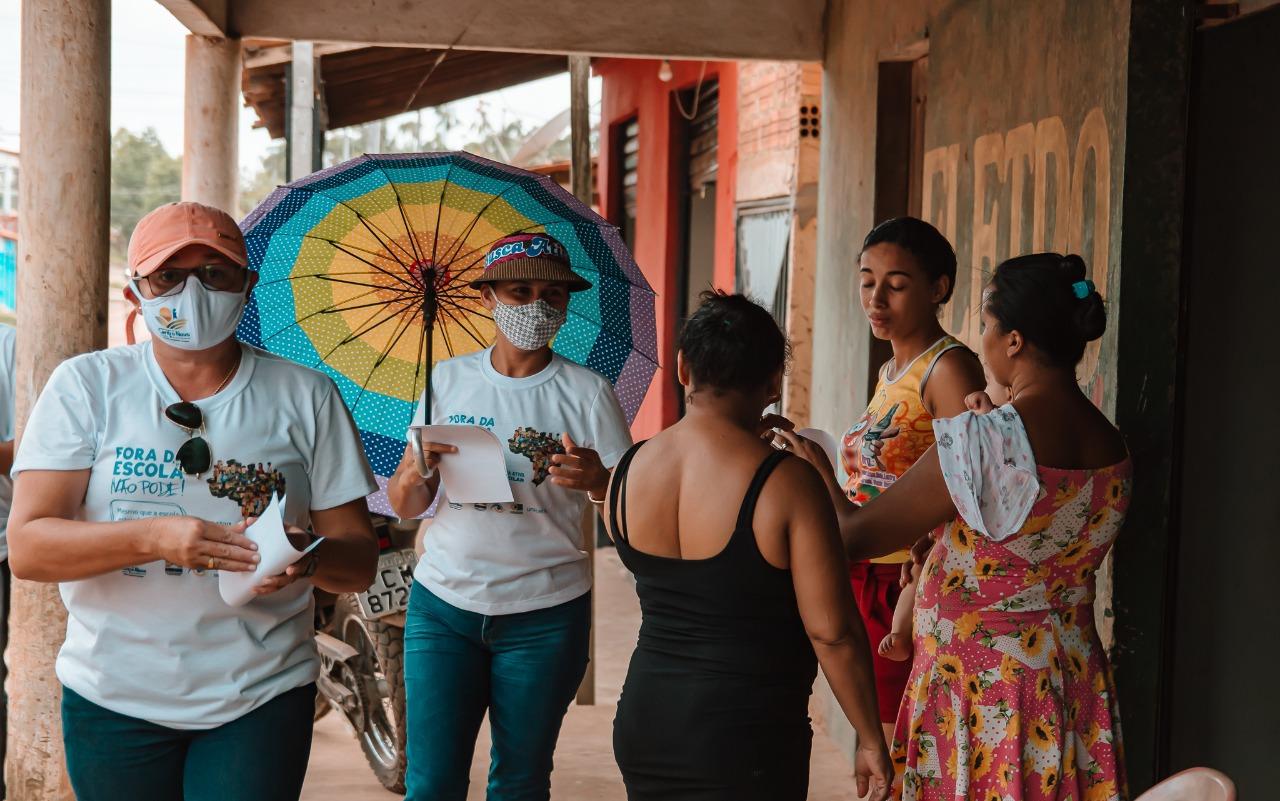 Busca Ativa Escolar foi realizada no Povoado Chega Tudo