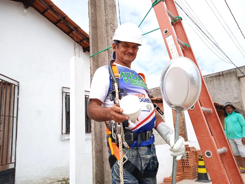 Melhoria na iluminação pública de Presidente Médici confirma mudanças na infraestrutura do município