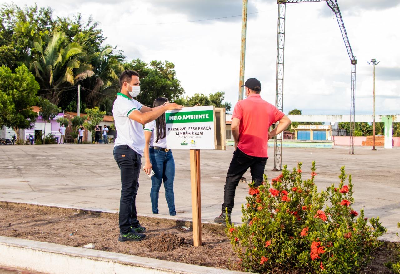 SEMMAS promove ação de sensibilização e preservação do meio ambiente em Centro Novo