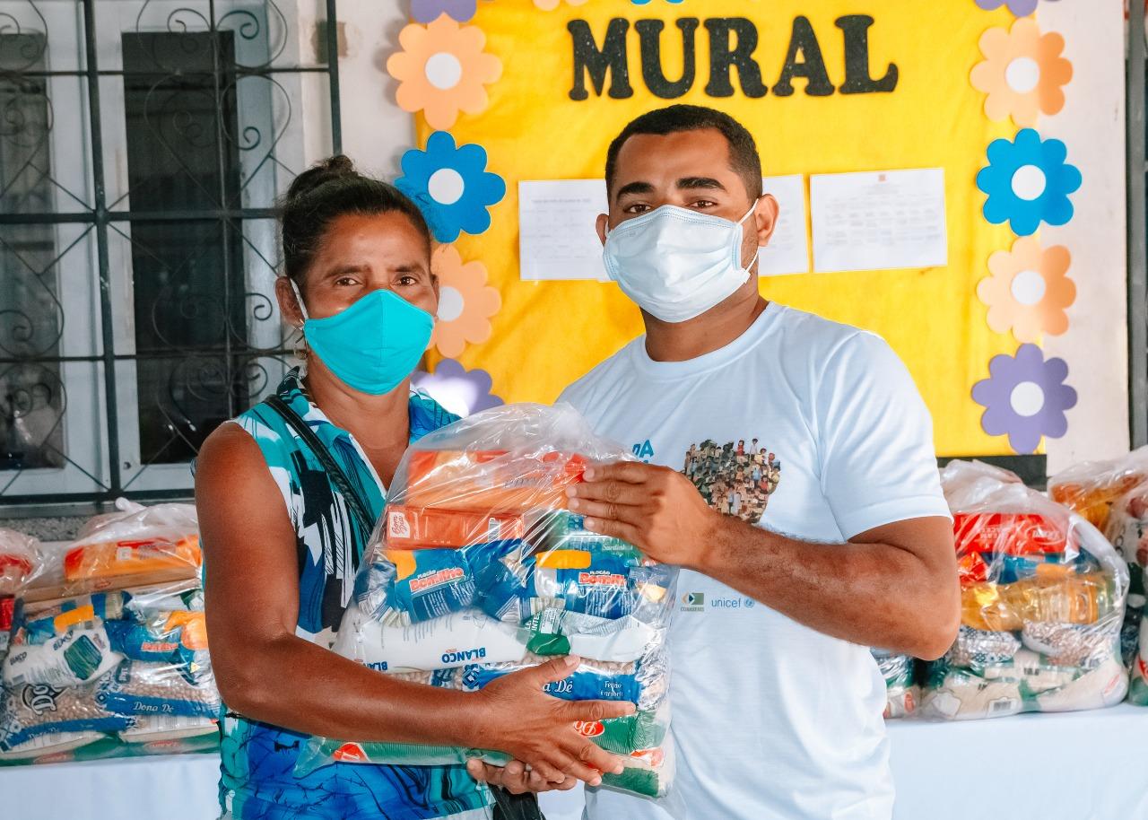 Merenda escolar começa a ser distribuída aos alunos de Centro Novo do Maranhão